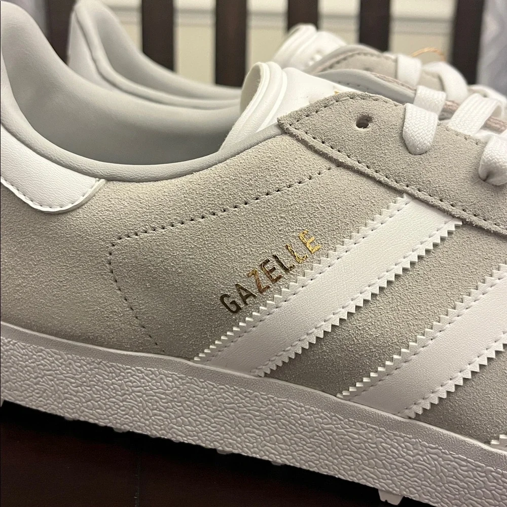 Adidas Gazelle Spikeless Golf Shoes Cleats Sneakers new gray IH2270 Mens Size 11